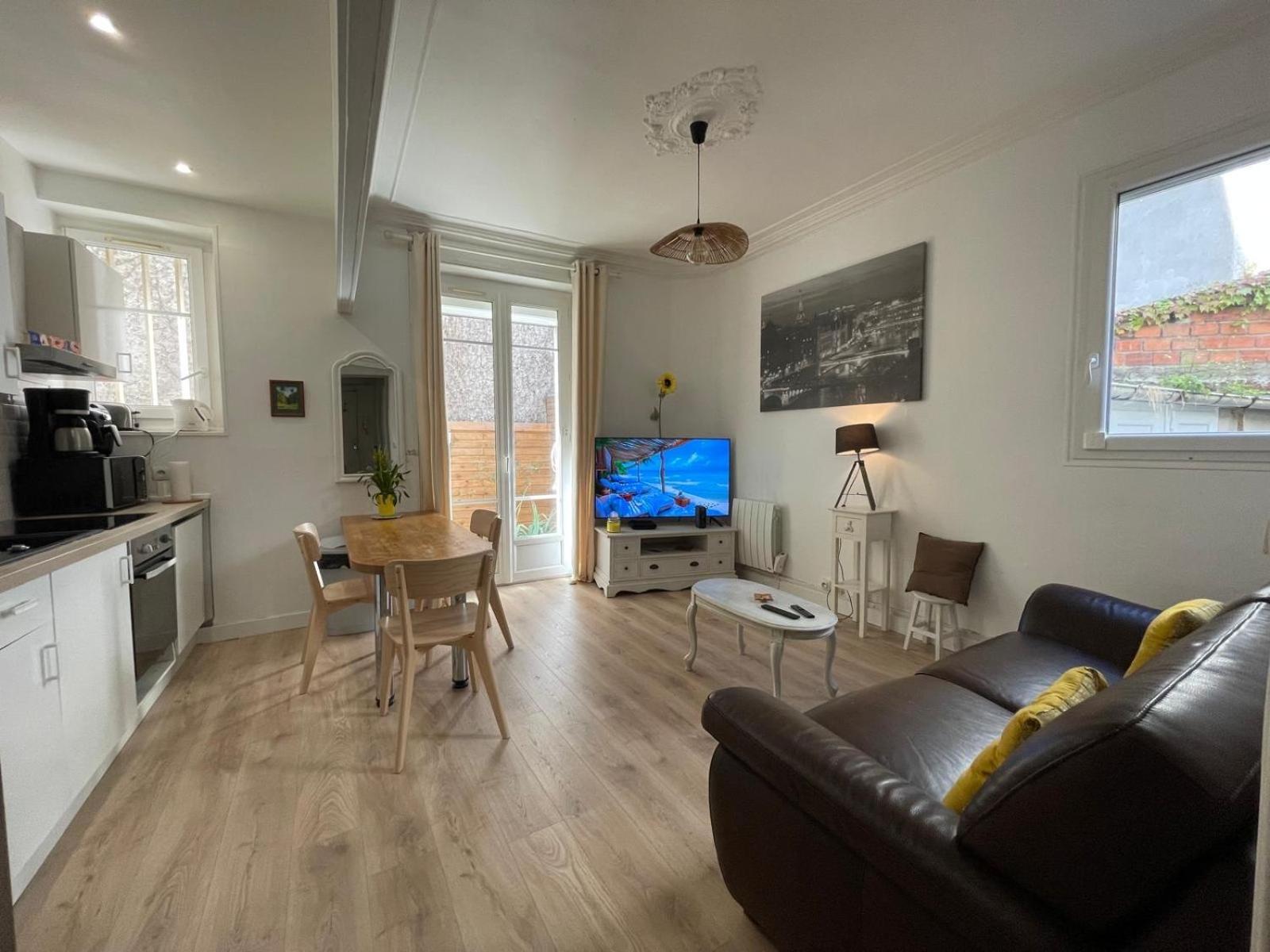 Boulogne 3 Pieces Avec Terrasse Leilighet Eksteriør bilde